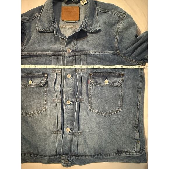 Levi’s Type 2 Selvedge Denim Jacket LVC Size XL Moto, Retro Preppy Classic - Picture 11 of 13
